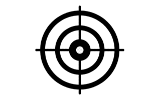 Black Target PNG