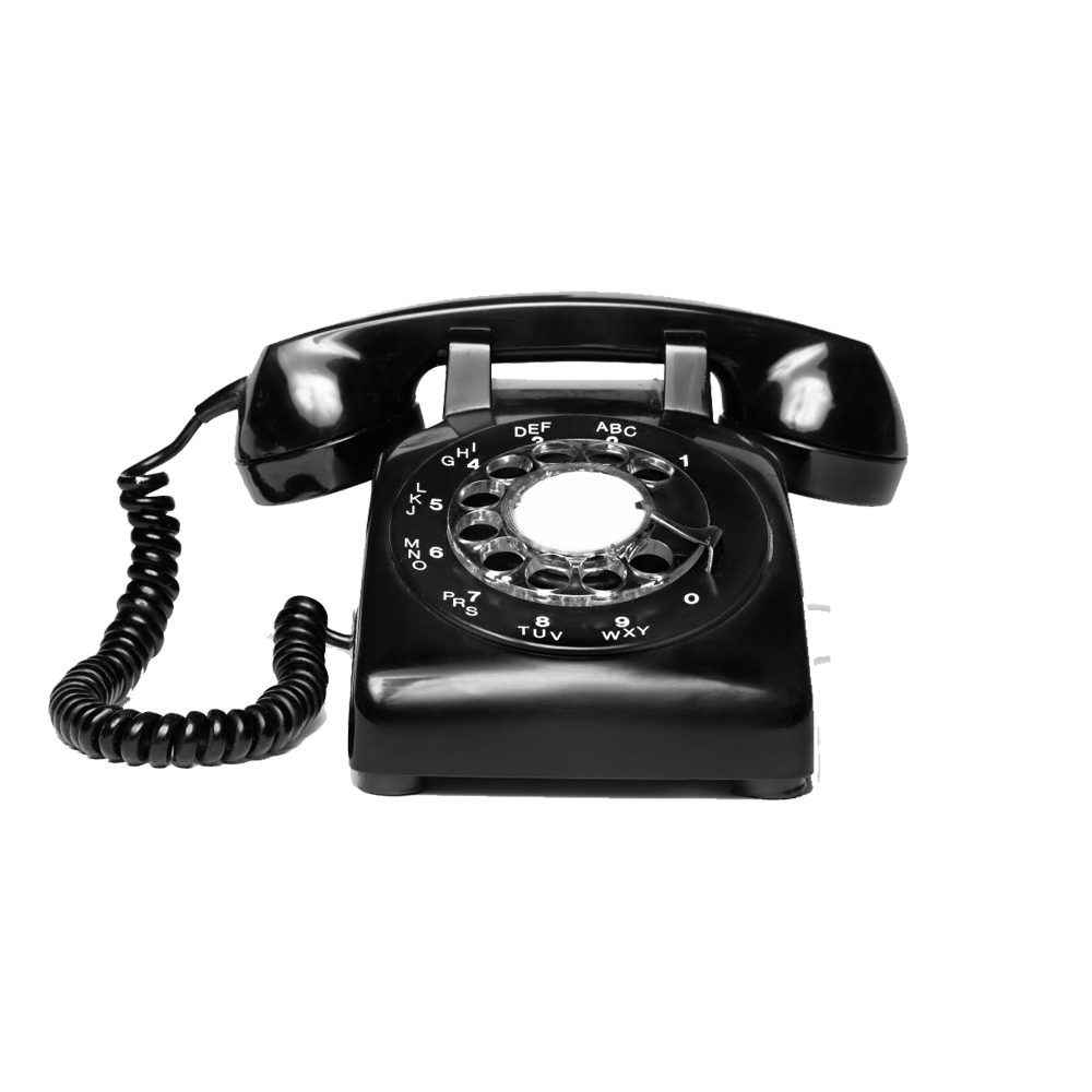 Black Telephone  Transparent Image