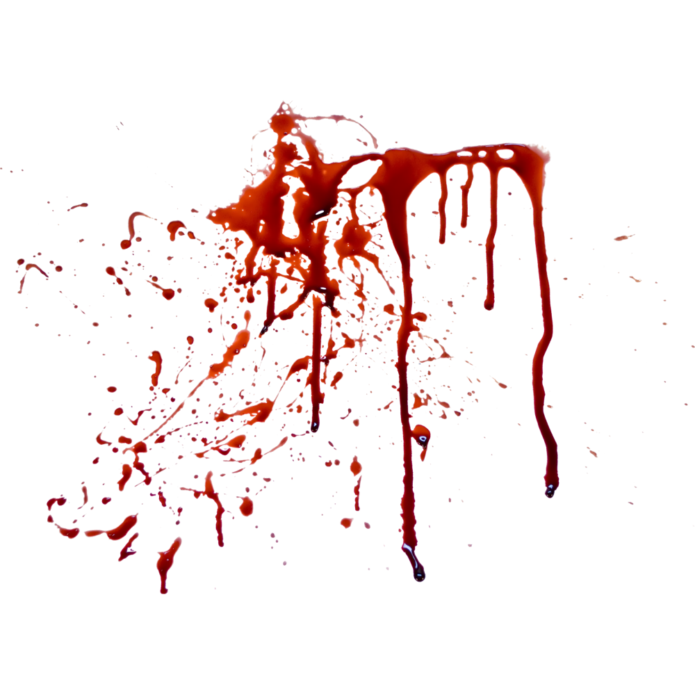 Blood Stain Transparent Photo