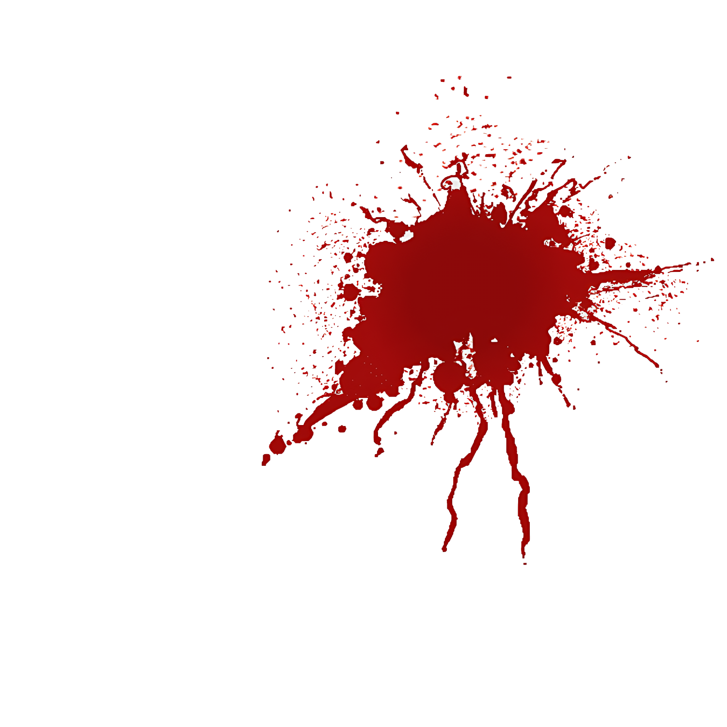 Blood Stains Transparent Picture