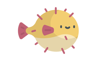 Blowfish Free Sticker PNG