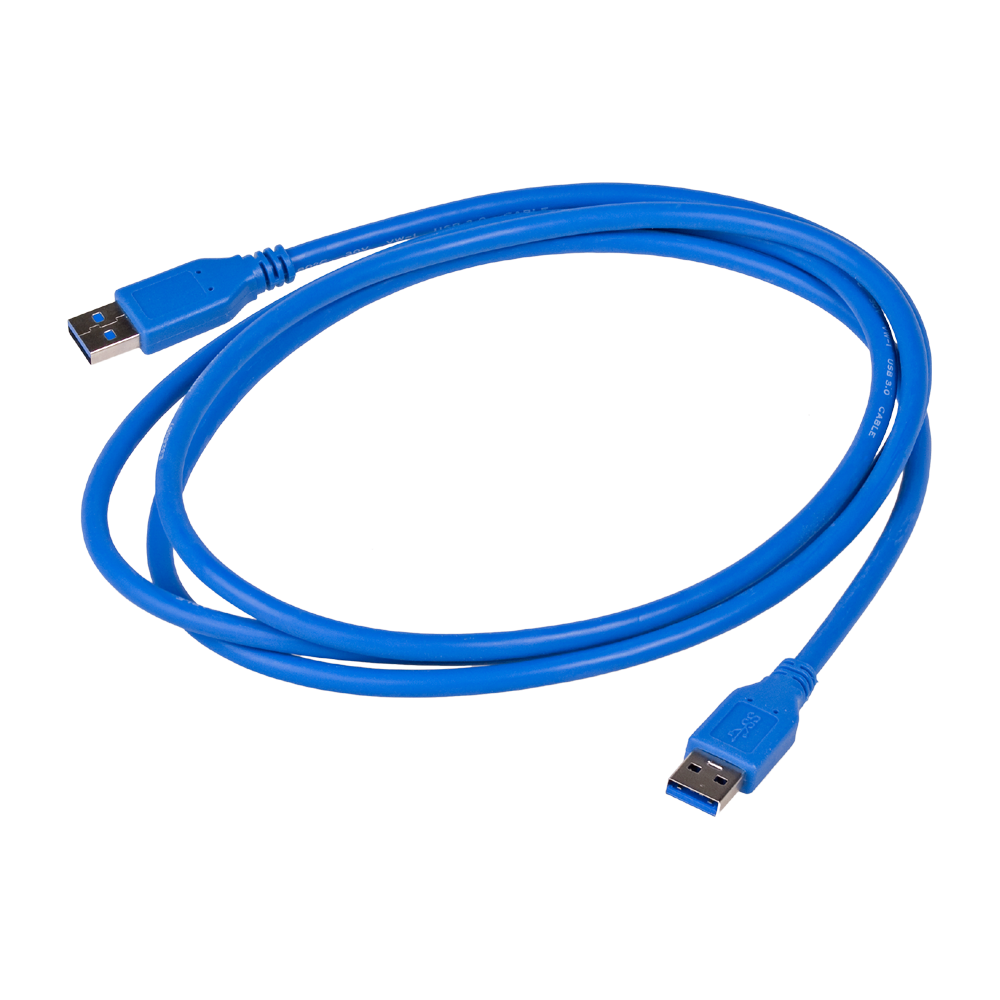 Blue USB Cable Transparent Image