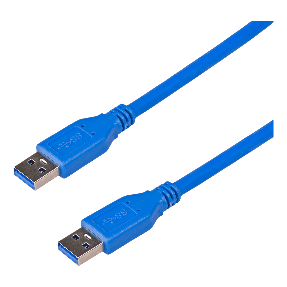 Blue USB Cable Transparent Photo