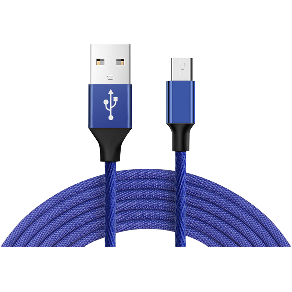 Blue USB Cable Transparent Picture