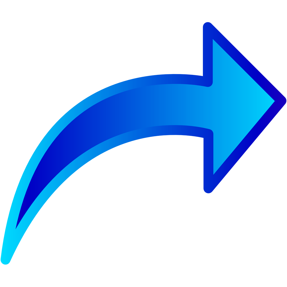 Blue Arrow Symbol Transparent Picture