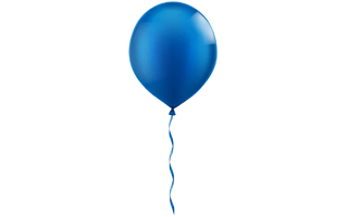 Blue Balloon PNG