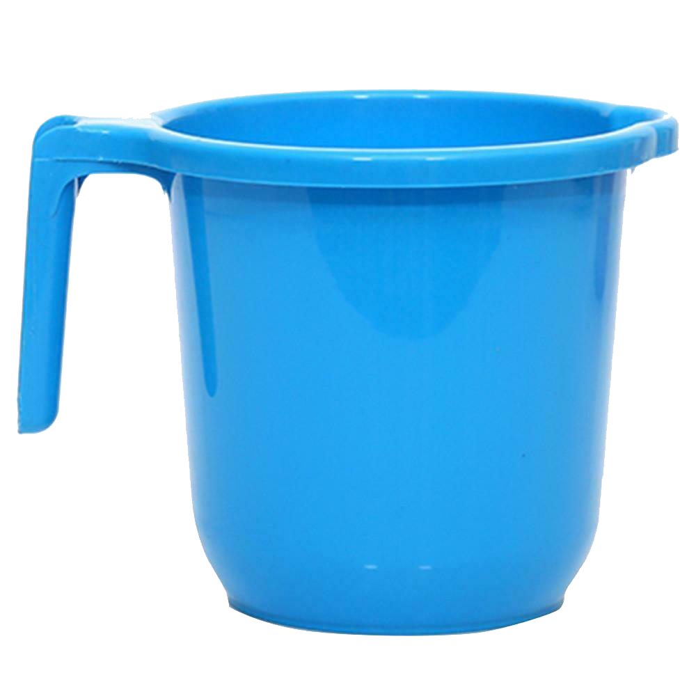 Blue Bath Mug Transparent Clipart
