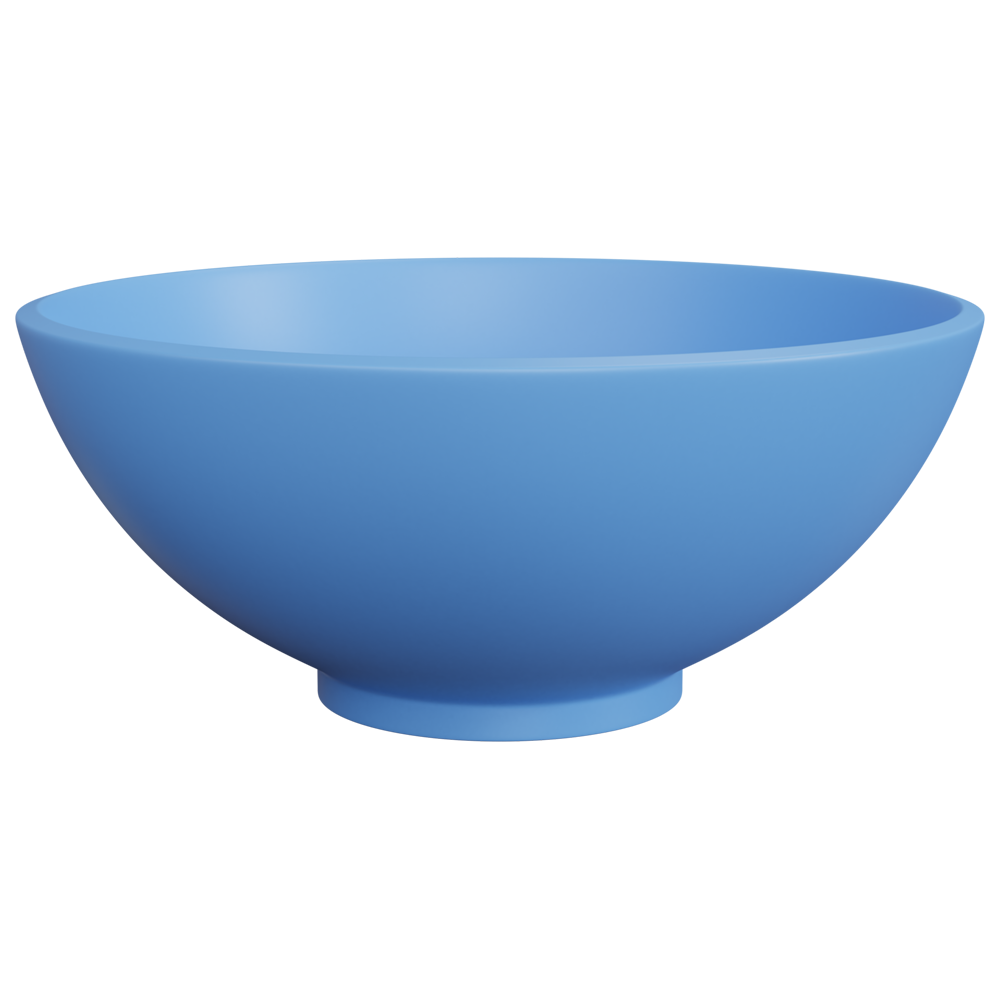 Blue Bowl Transparent Image