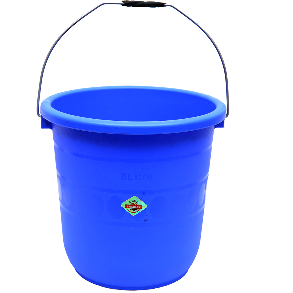Blue Bucket Transparent Image