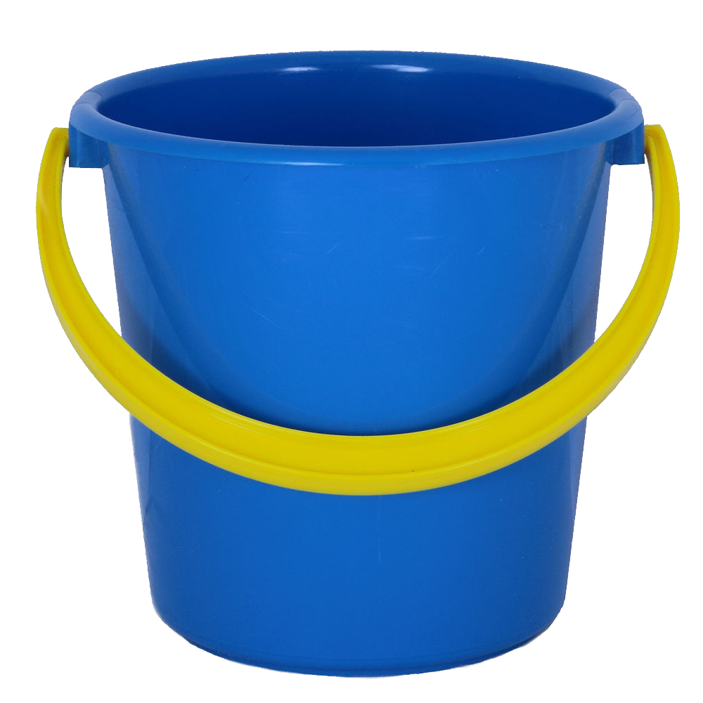 Blue Bucket Transparent Photo