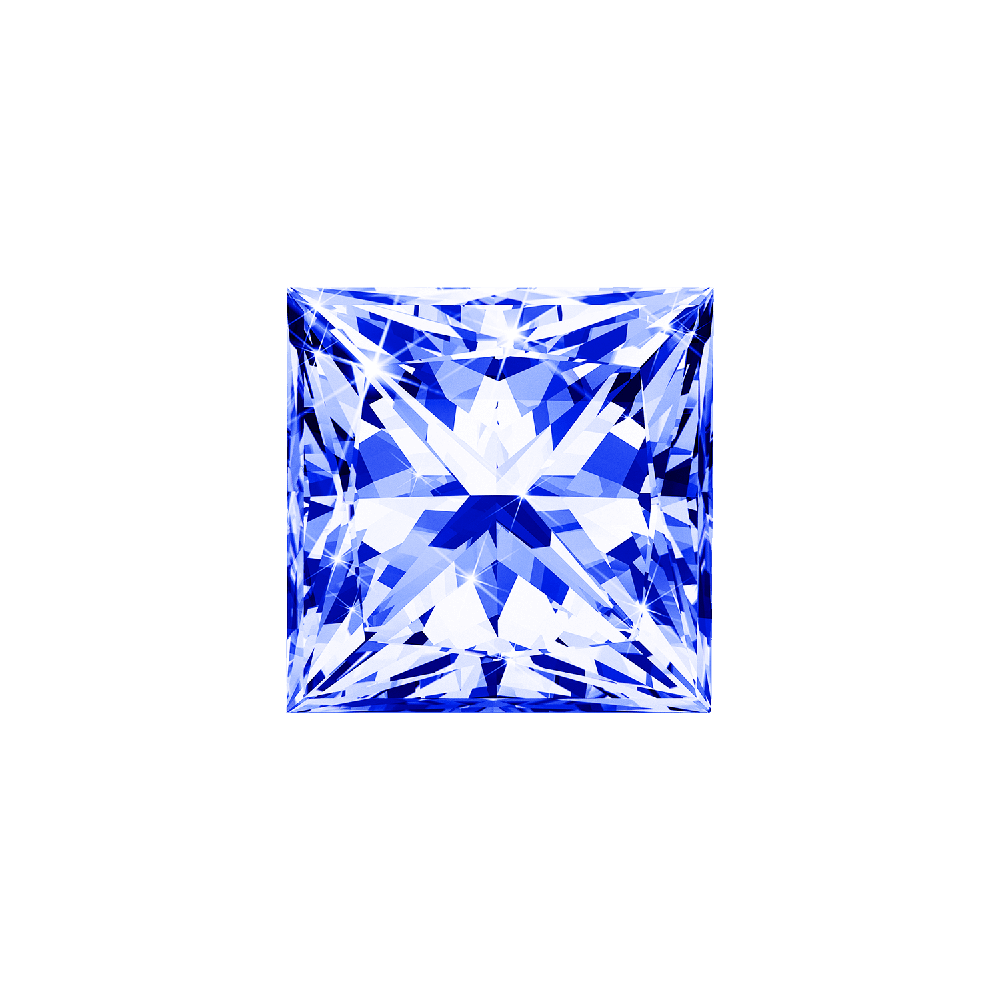 Blue Diamond Transparent Photo
