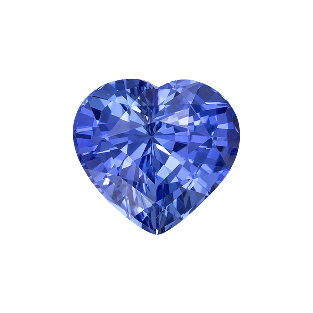 Blue Diamond Heart Transparent Clipart