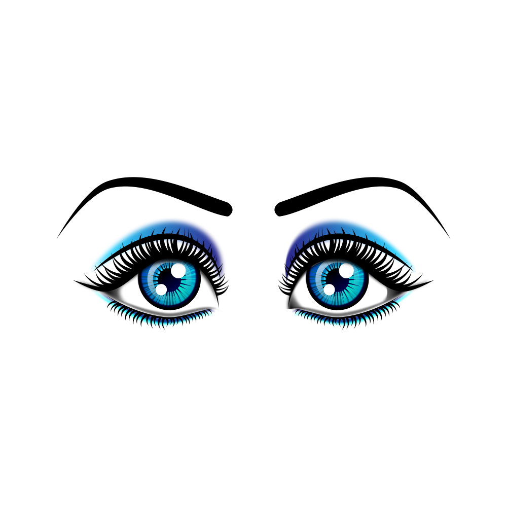 Blue Eyes Transparent Picture