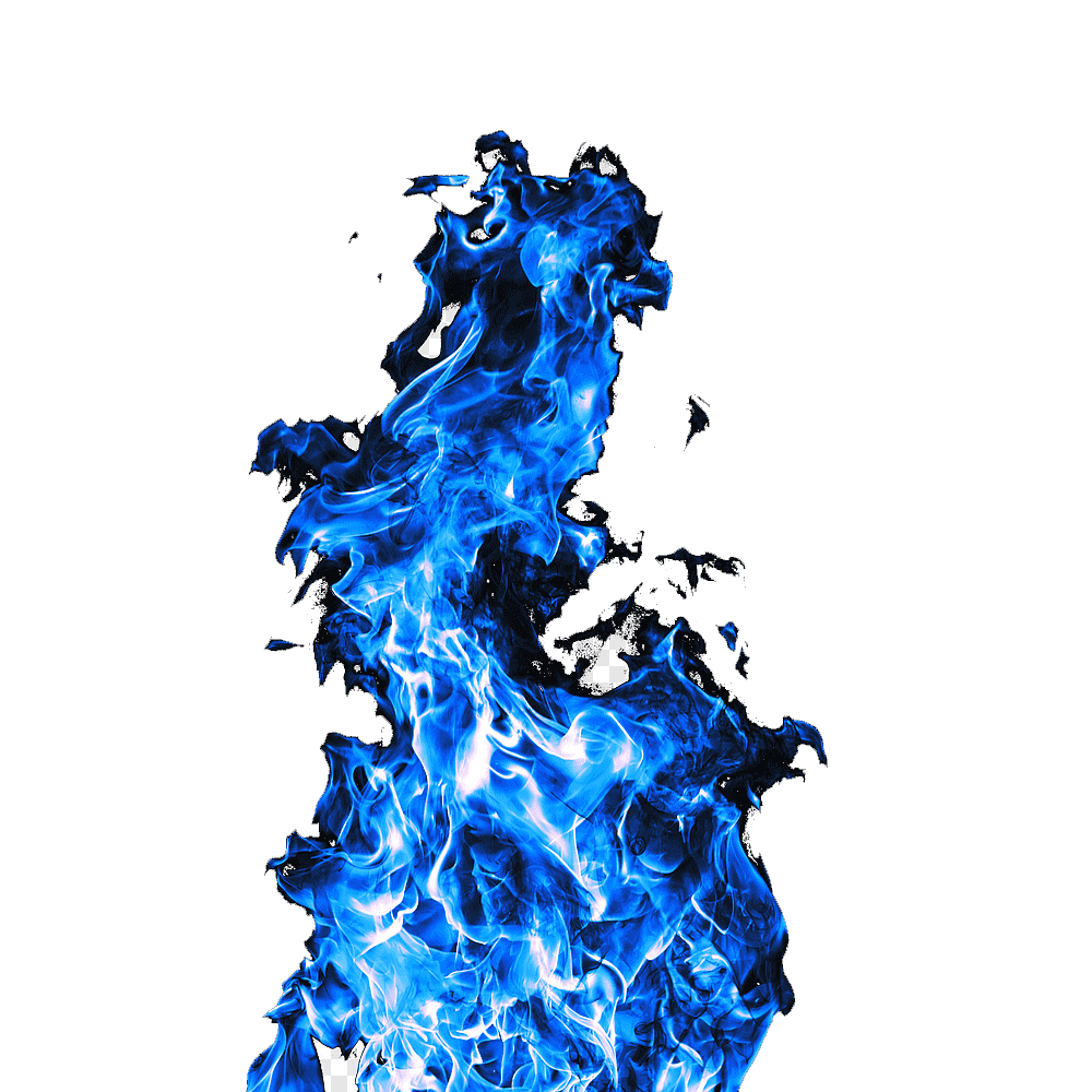 Blue Flame Transparent Clipart