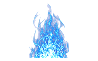 Blue Flame PNG