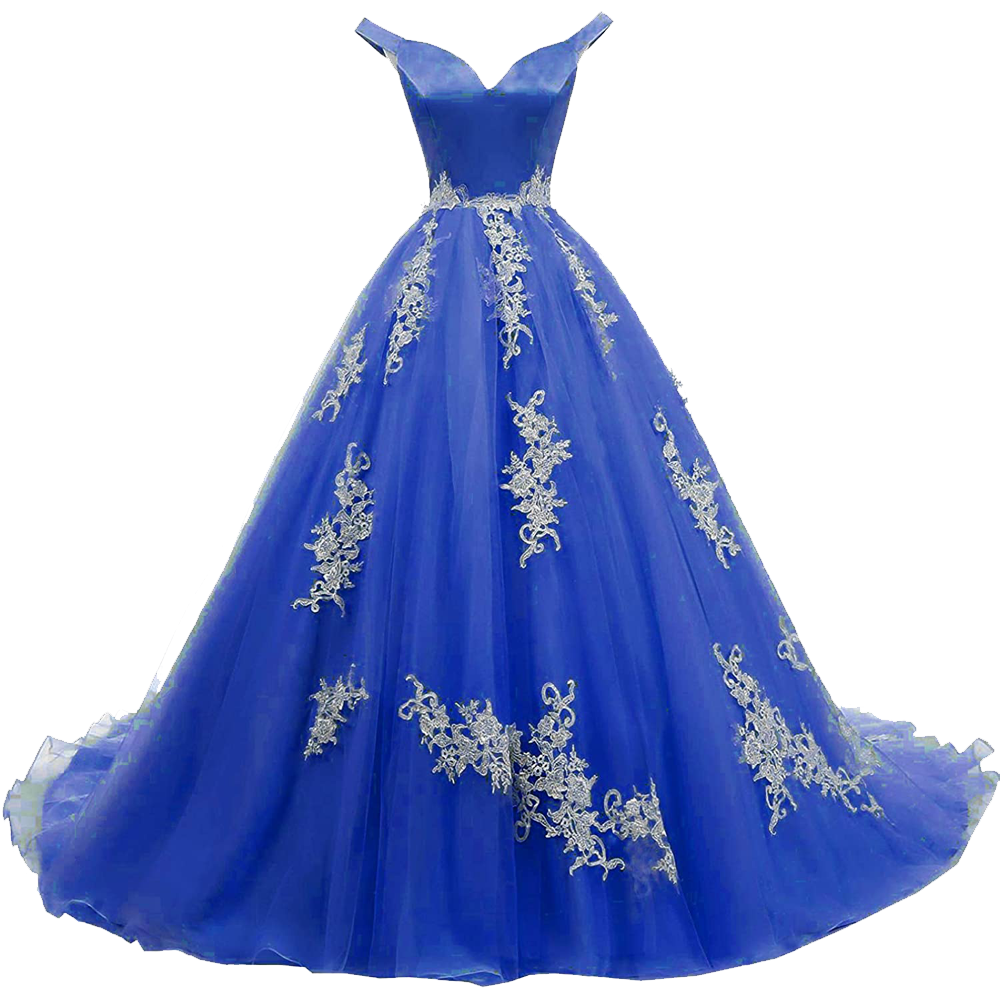 Blue Gown Transparent Photo