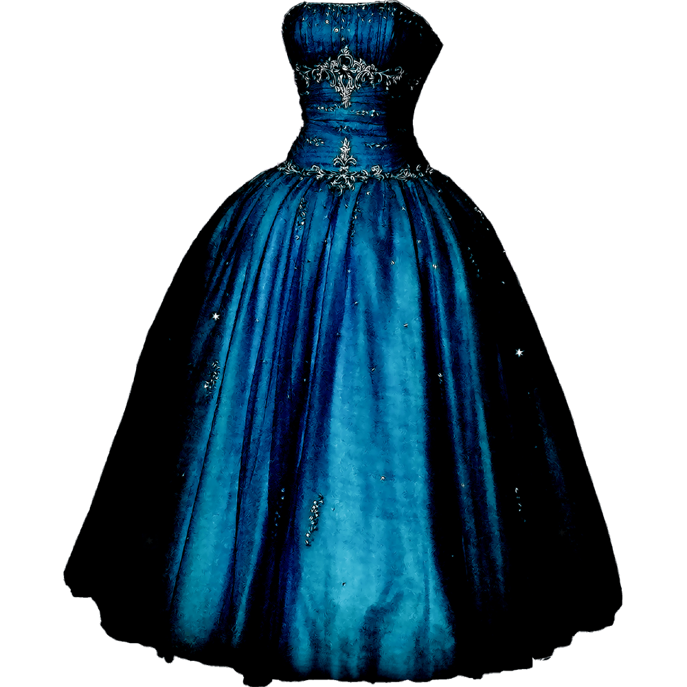 Blue Gown Transparent Gallery
