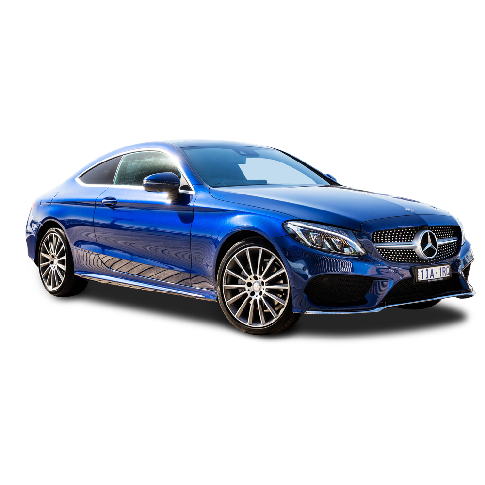 Blue Mercedes Transparent Image