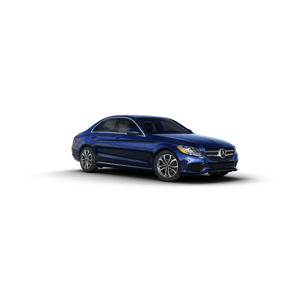 Blue Mercedes Transparent Picture