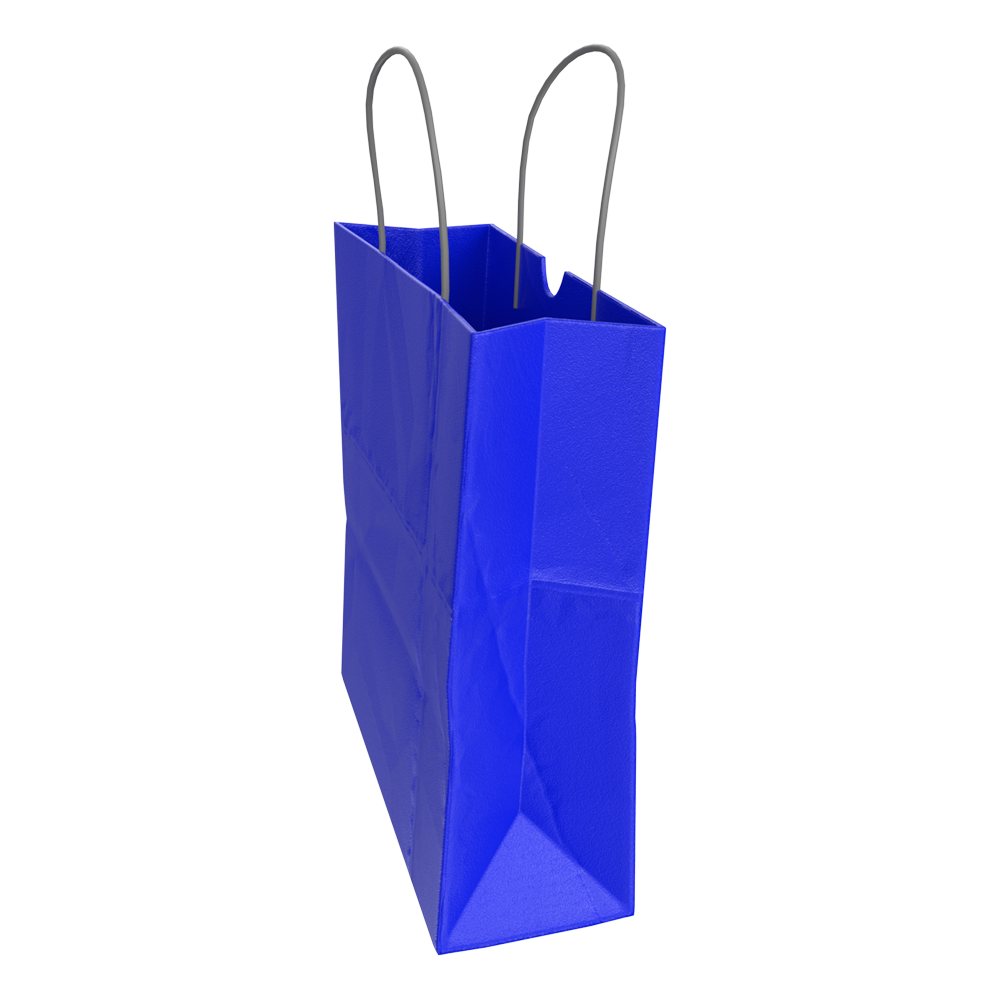 Blue Paper Bag Transparent Photo