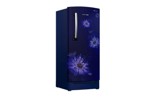 Blue Refrigerator PNG