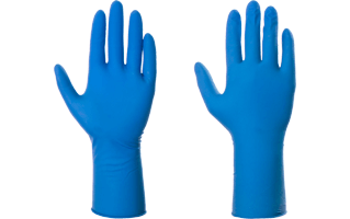 Blue Rubber Gloves PNG