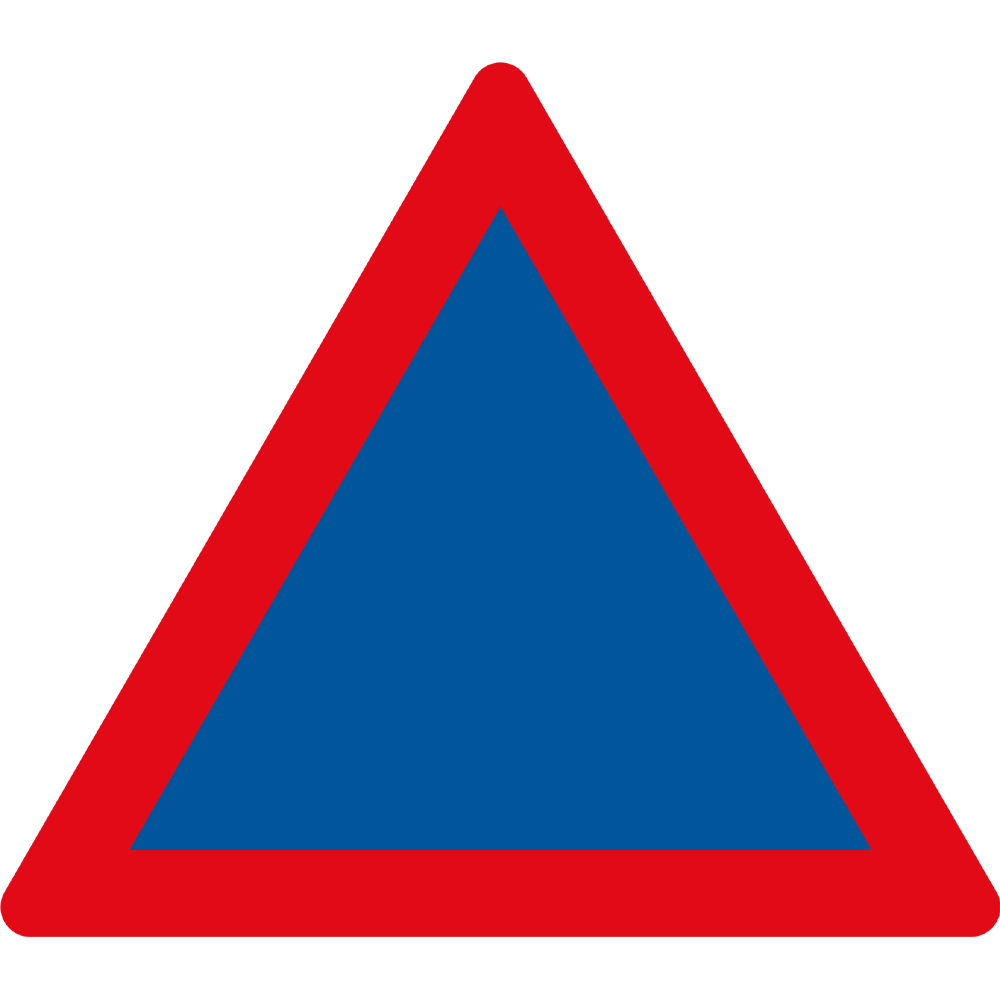 Blue Triangle Transparent Image