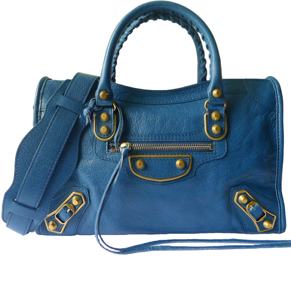 Blue Women Bag Transparent Photo