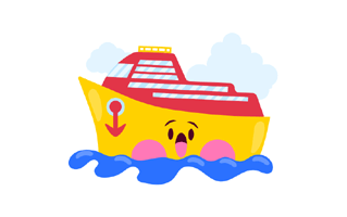 Boat Sticker PNG