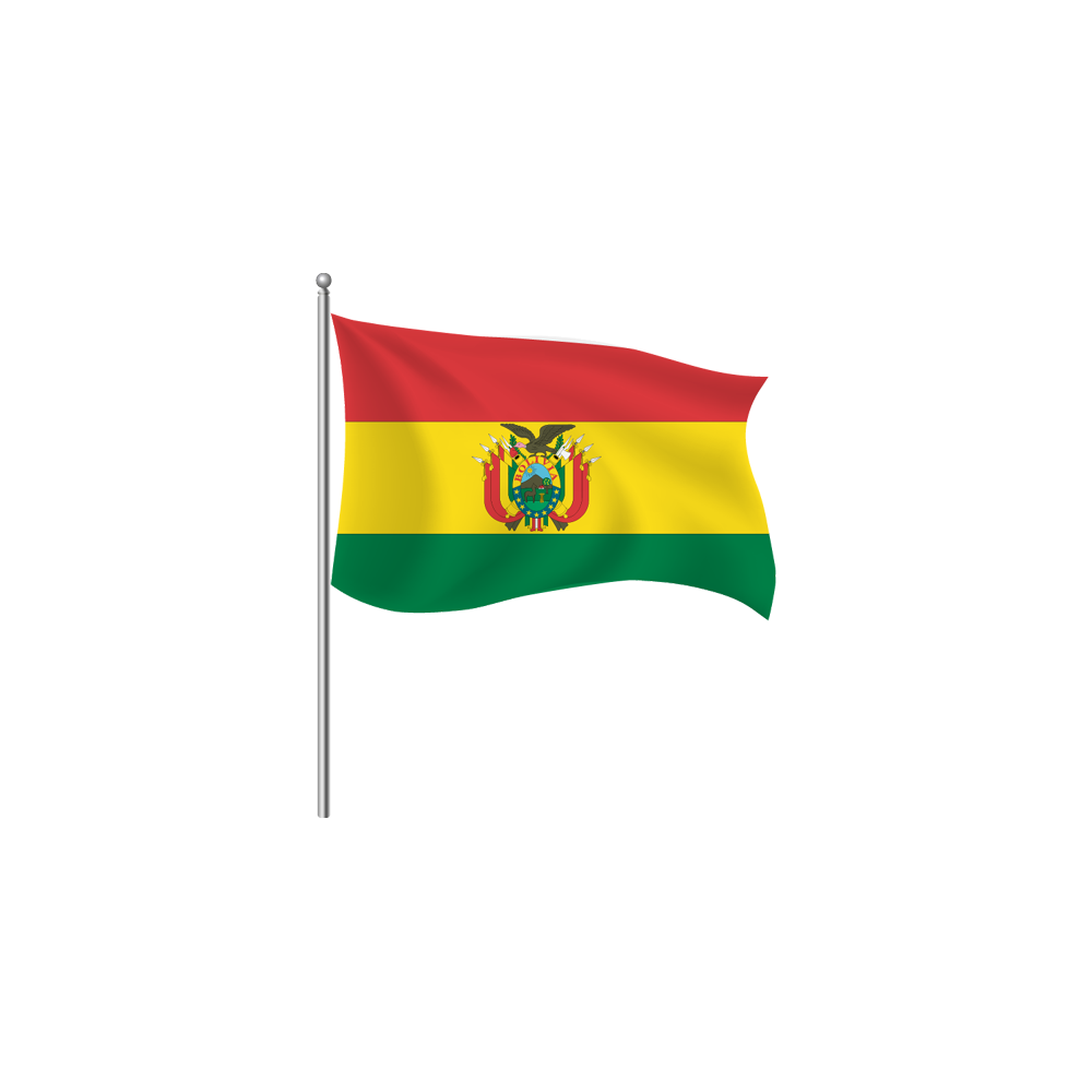 Bolivian Flag Transparent Clipart