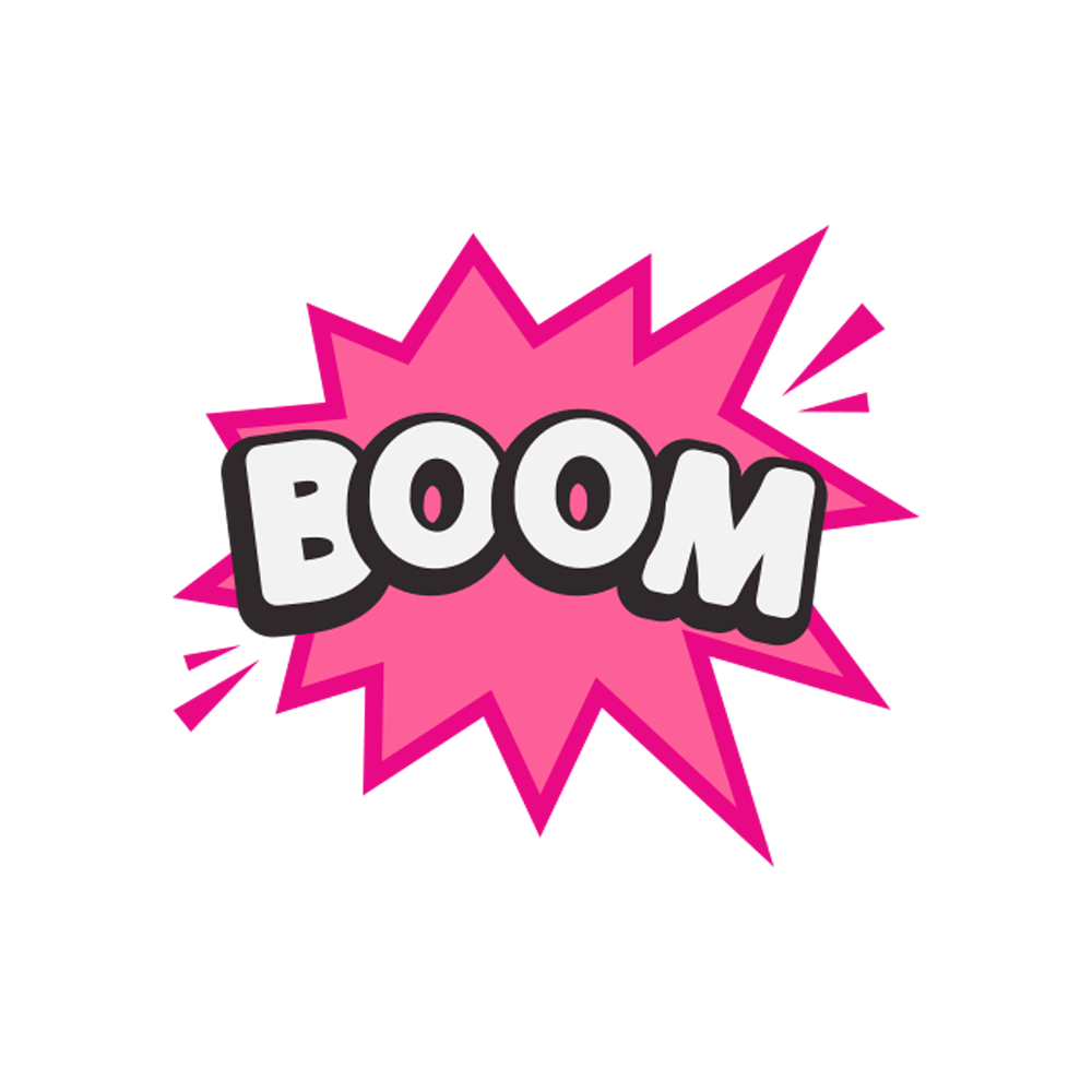 Boom Free Sticker Transparent Photo
