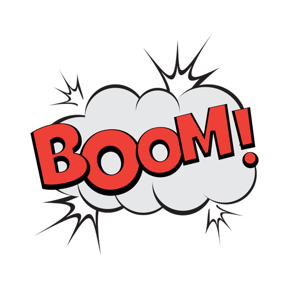 Boom Free Sticker Transparent Picture
