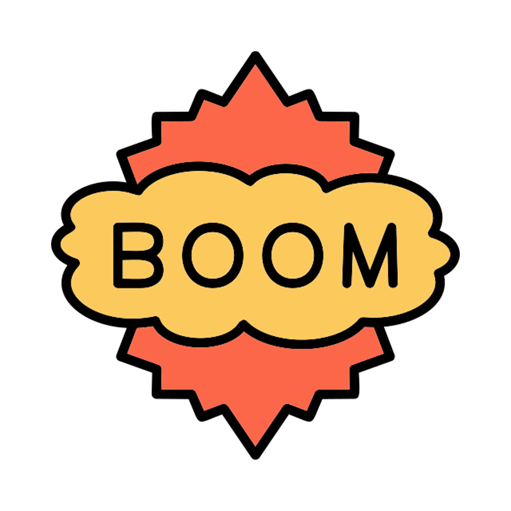 Boom Free Sticker Transparent Gallery
