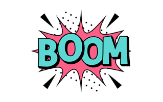 Boom Sticker PNG