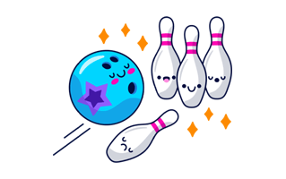 Bowling Free Sticker PNG