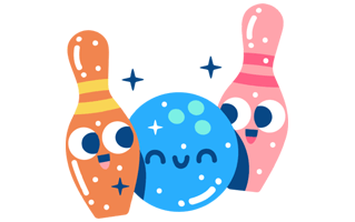 Bowling Sticker PNG
