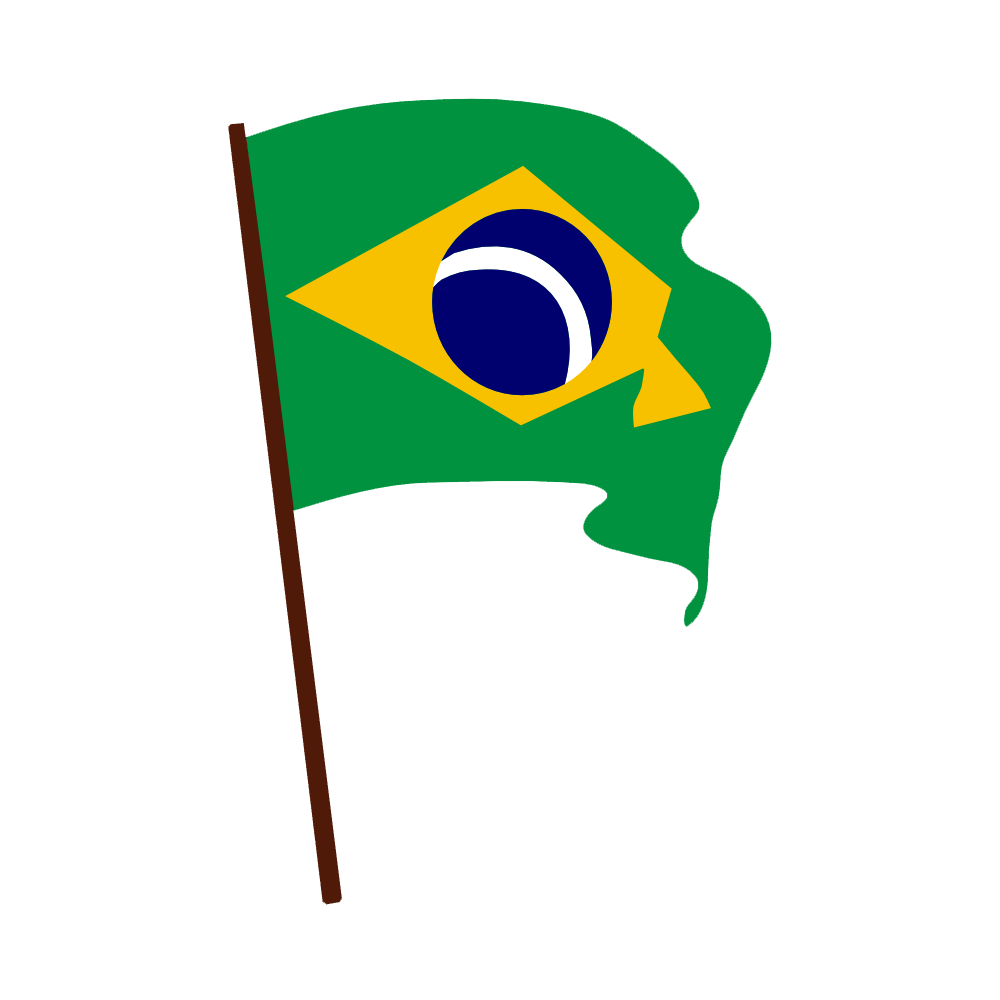 Brazil Flag Transparent Clipart