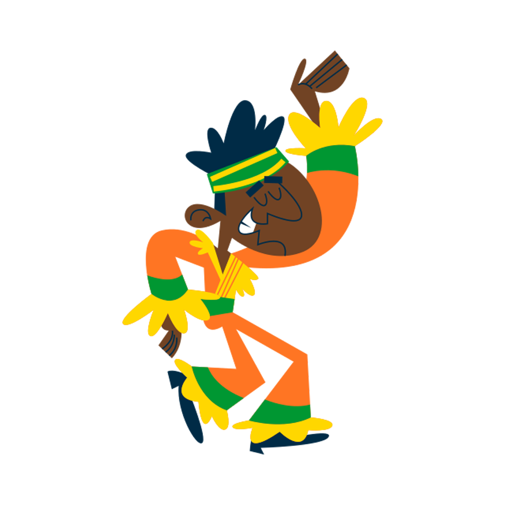 Brazilian Free Sticker Transparent Image