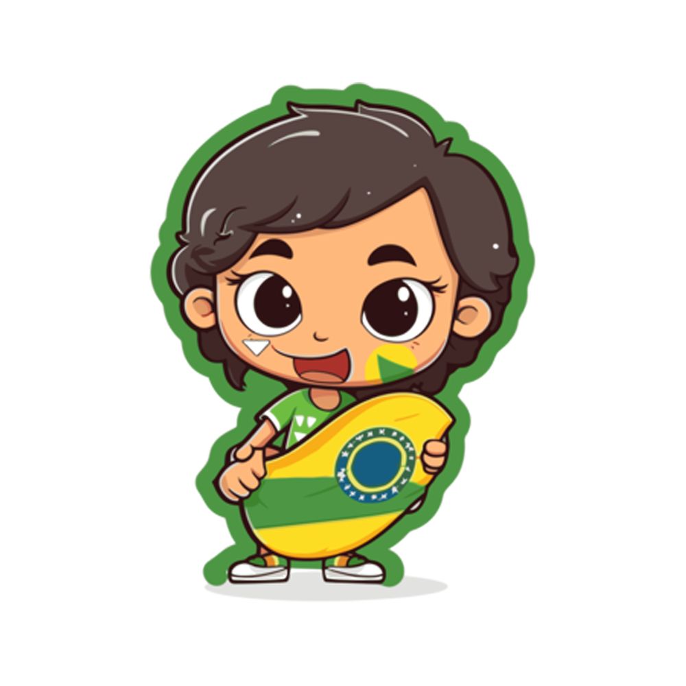 Brazilian Free Sticker Transparent Picture