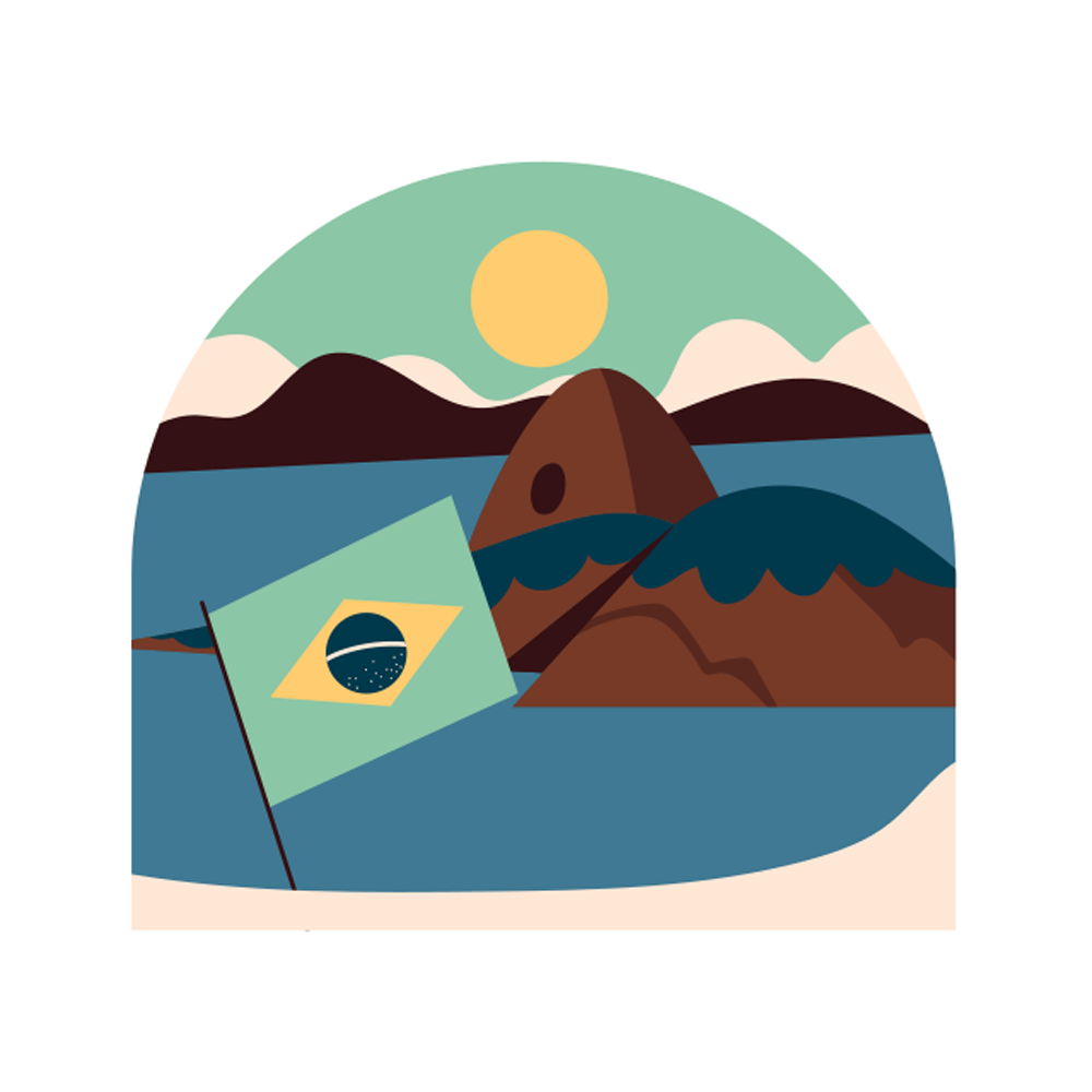 Brazilian Sticker Transparent Picture