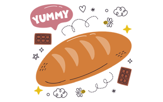 Bread Free Sticker PNG