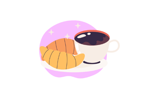 Breakfast Free Sticker PNG