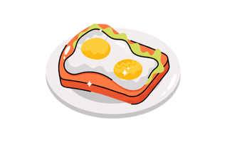 Breakfast Sticker PNG