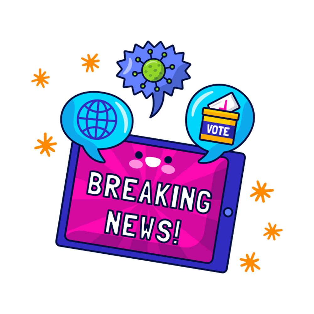 Breaking News Free Sticker Transparent Image