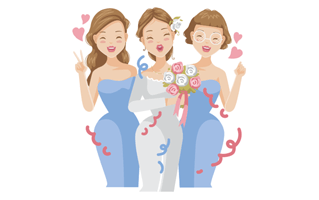 Bridesmaids Sticker PNG