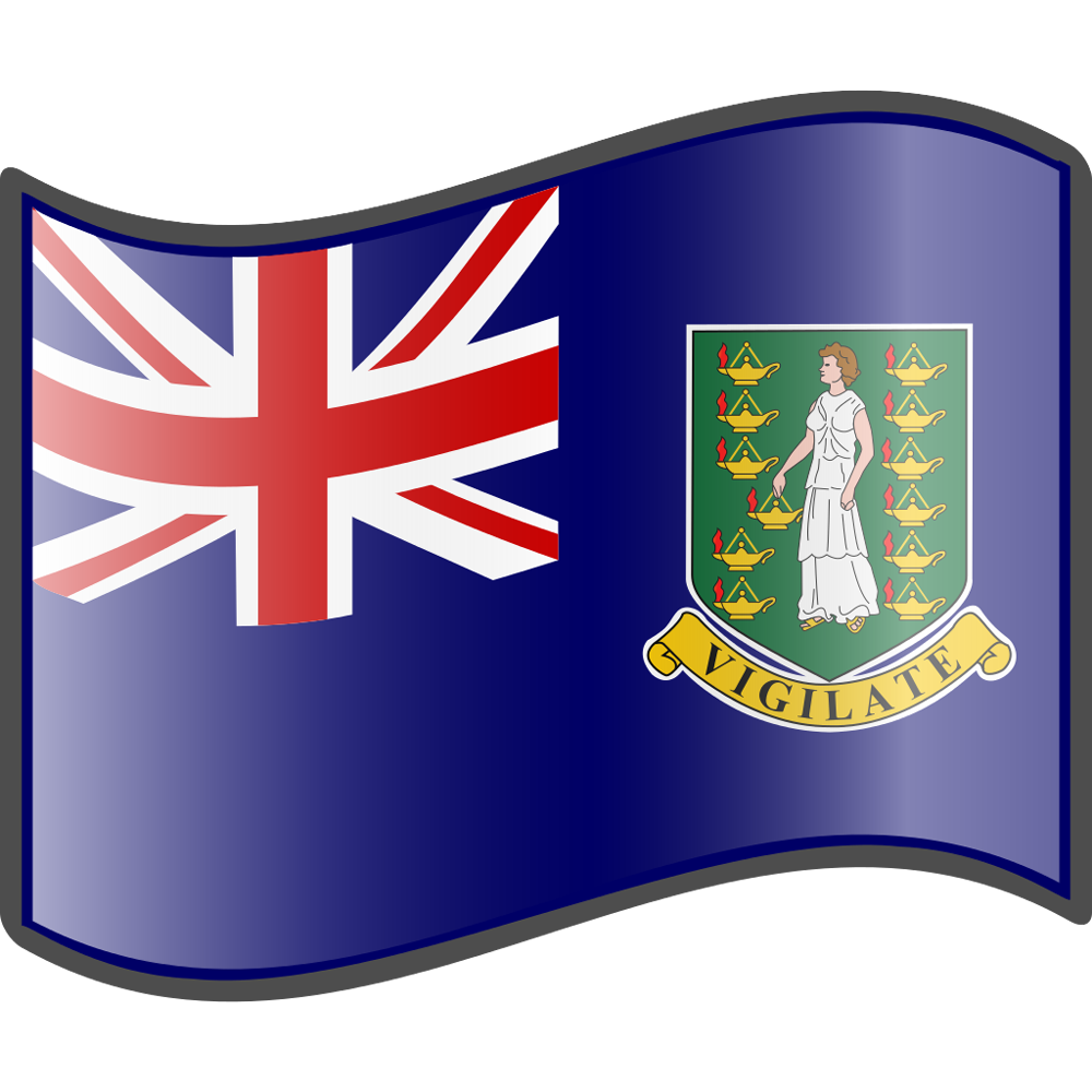 British Virgin Islands Flag Transparent Picture
