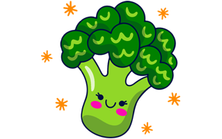 Broccoli Sticker PNG