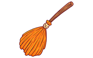 Broom Sticker PNG