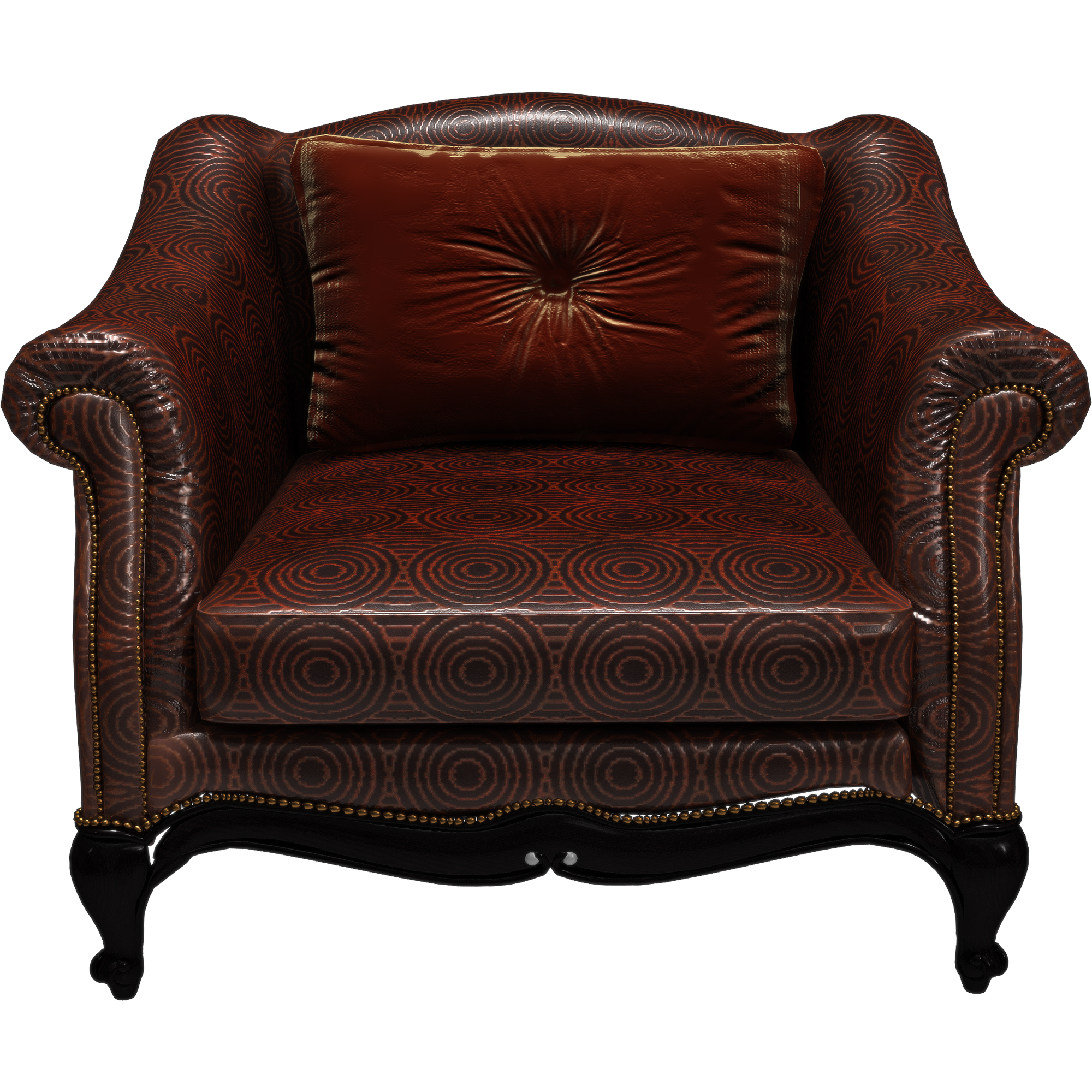 Brown Armchair Transparent Picture
