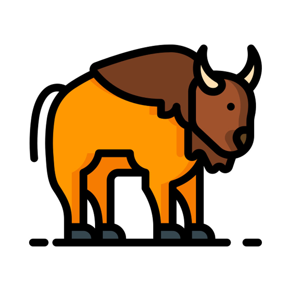 Buffalo Free StickerTransparent Gallery